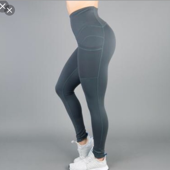 BuffBunny Athena Legging Charcoal Small - Picture 2 of 6